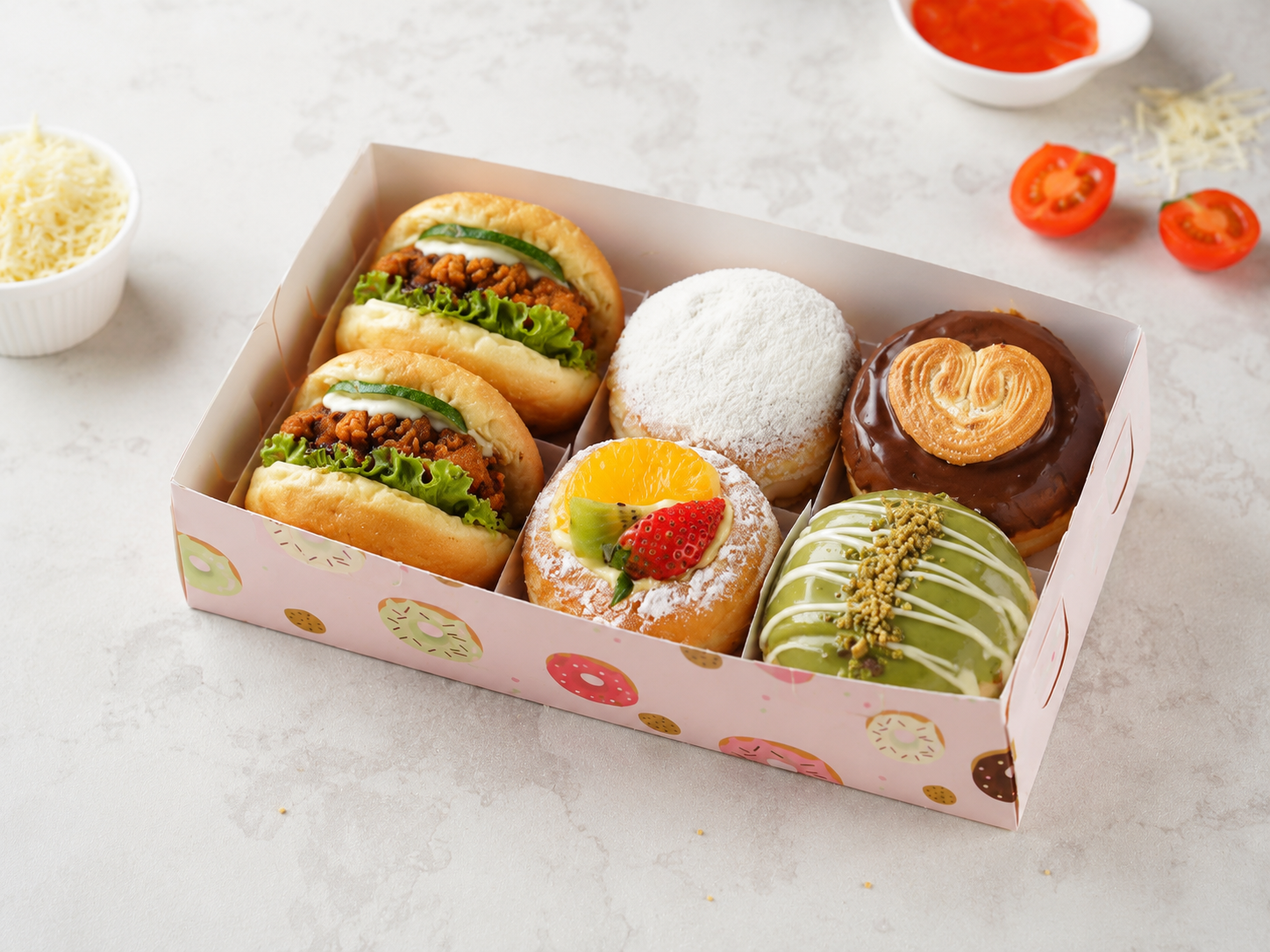 Donat Box 6 pcs